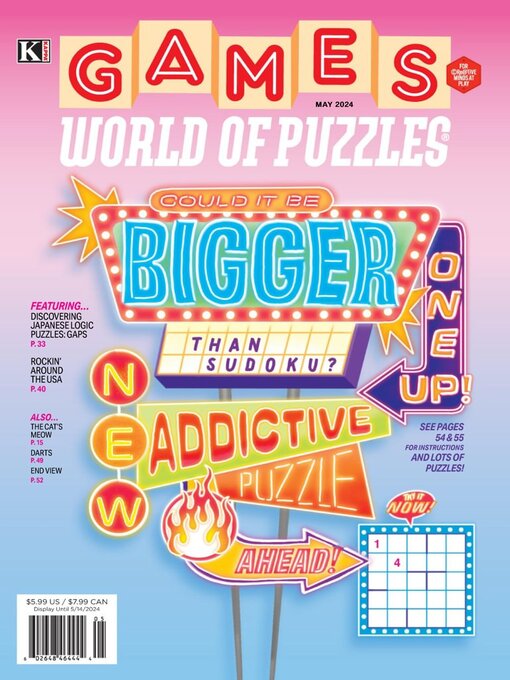 Title details for Games World of Puzzles by Kappa Publishing Group, Inc. - Available